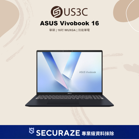 二手 ASUS 華碩 Vivobook 16 X1607QA-0061B126100 16吋 Snapdragon X1-26-100 16G 1T — USD 智選嚴選